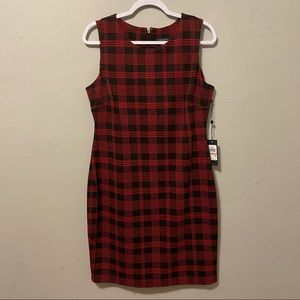 Red and black plaid Tommy Hilfiger dress
